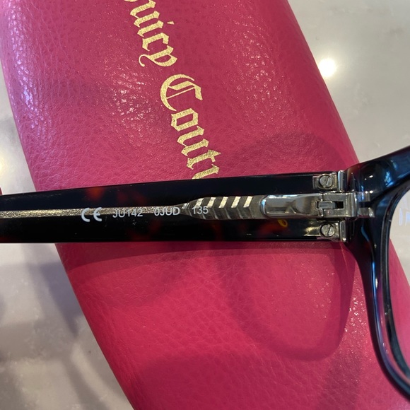 Juicy Couture tortoise eyeglasses frames (Rx) - Picture 4 of 8